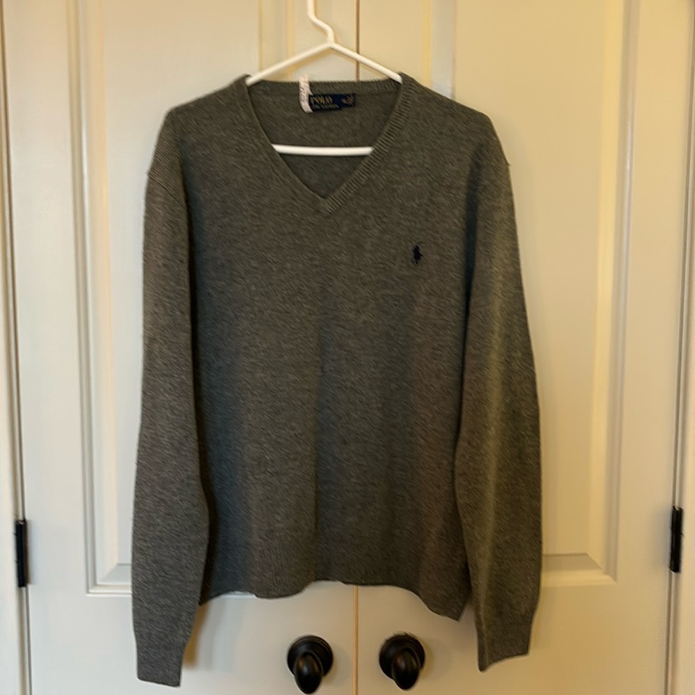 Polo Ralph Lauren- Men’s V-Neck Classic Wool Sweater